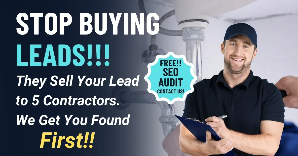 Stop Buying Contractor using lead generation strategies to get found first on Google