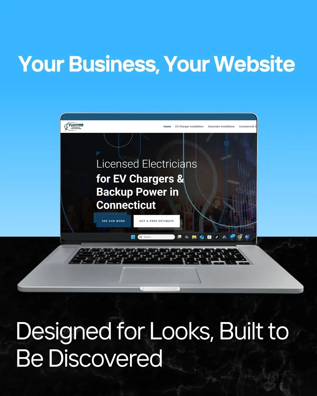 webdesign page mockup